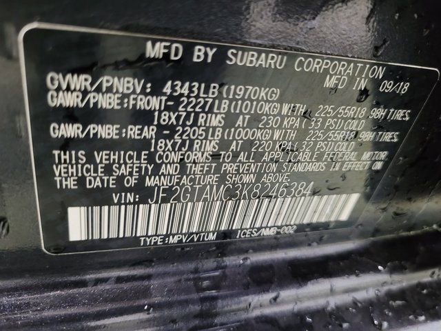 Used 2019 Subaru Crosstrek 2.0i Limited w/ Moonroof Package image 39