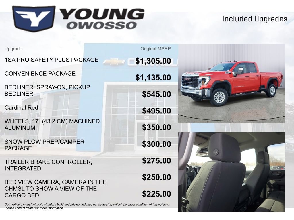 Certified 2024 GMC Sierra 2500 Pro w/ 1SA Pro Safety Plus Package image 4