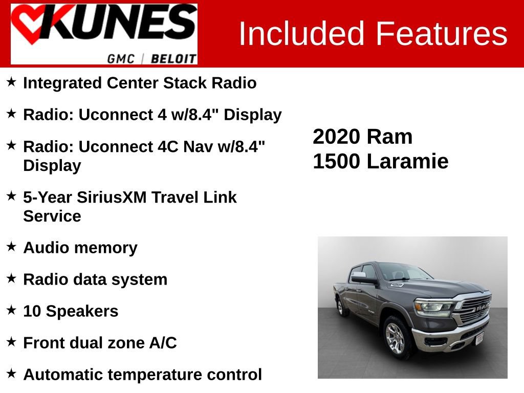Used 2020 RAM 1500 Laramie image 3