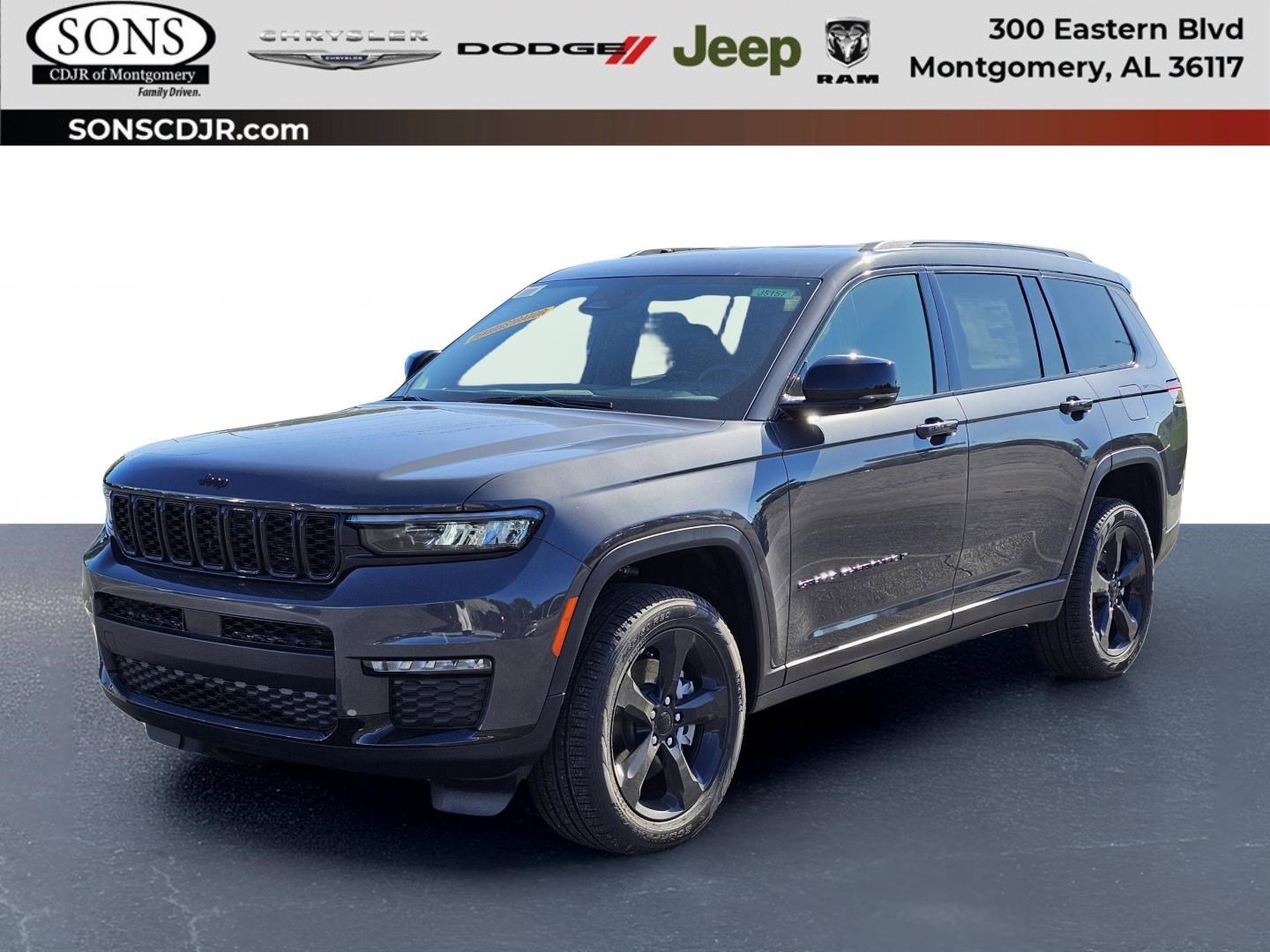New 2025 Jeep Grand Cherokee L Limited w/ Black Appearance Package