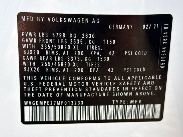 Used 2021 Volkswagen ID.4 1st Edition RWD image 27