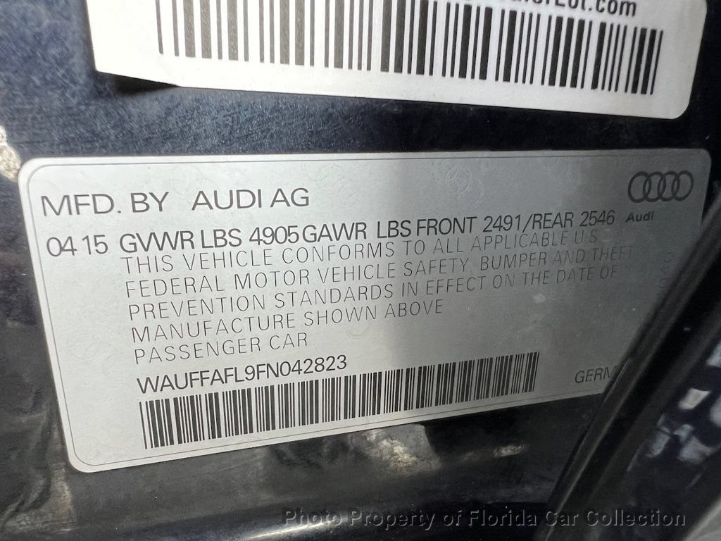 Used 2015 Audi A4 2.0T Premium Plus w/ Technology Package AWD/4WD image 94