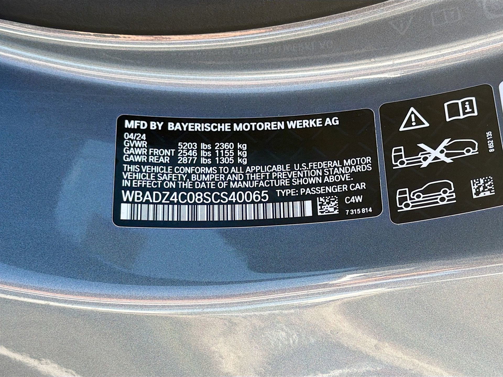 Certified 2025 BMW 840i xDrive Convertible image 45