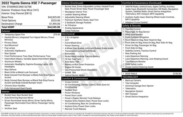 Used 2022 Toyota Sienna XSE FWD image 4