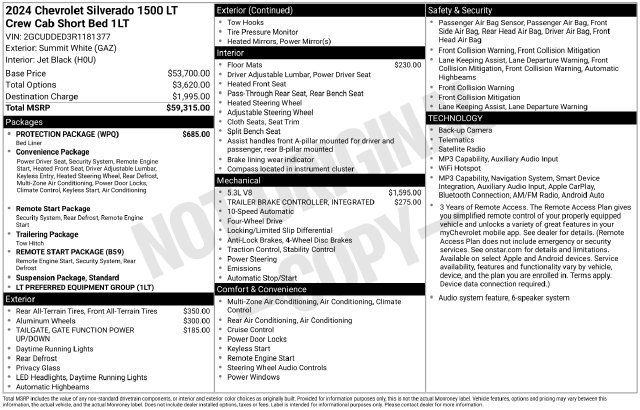 Used 2024 Chevrolet Silverado 1500 LT w/ Protection Package AWD/4WD image 5