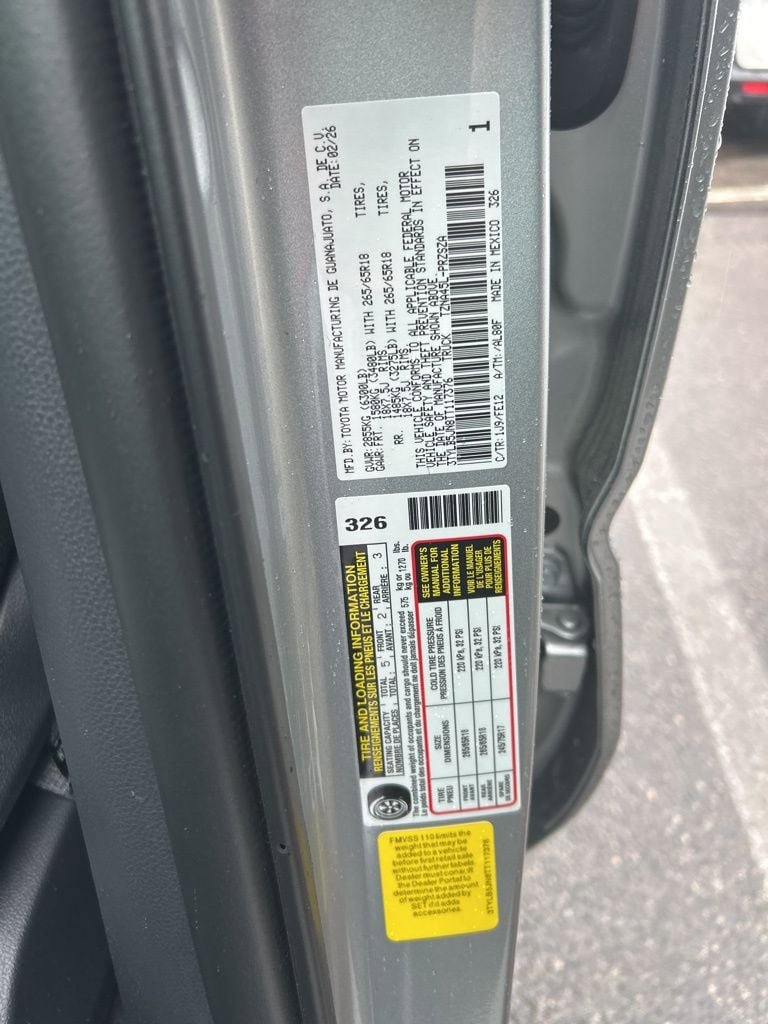 New 2026 Toyota Tacoma TRD Sport AWD/4WD image 4