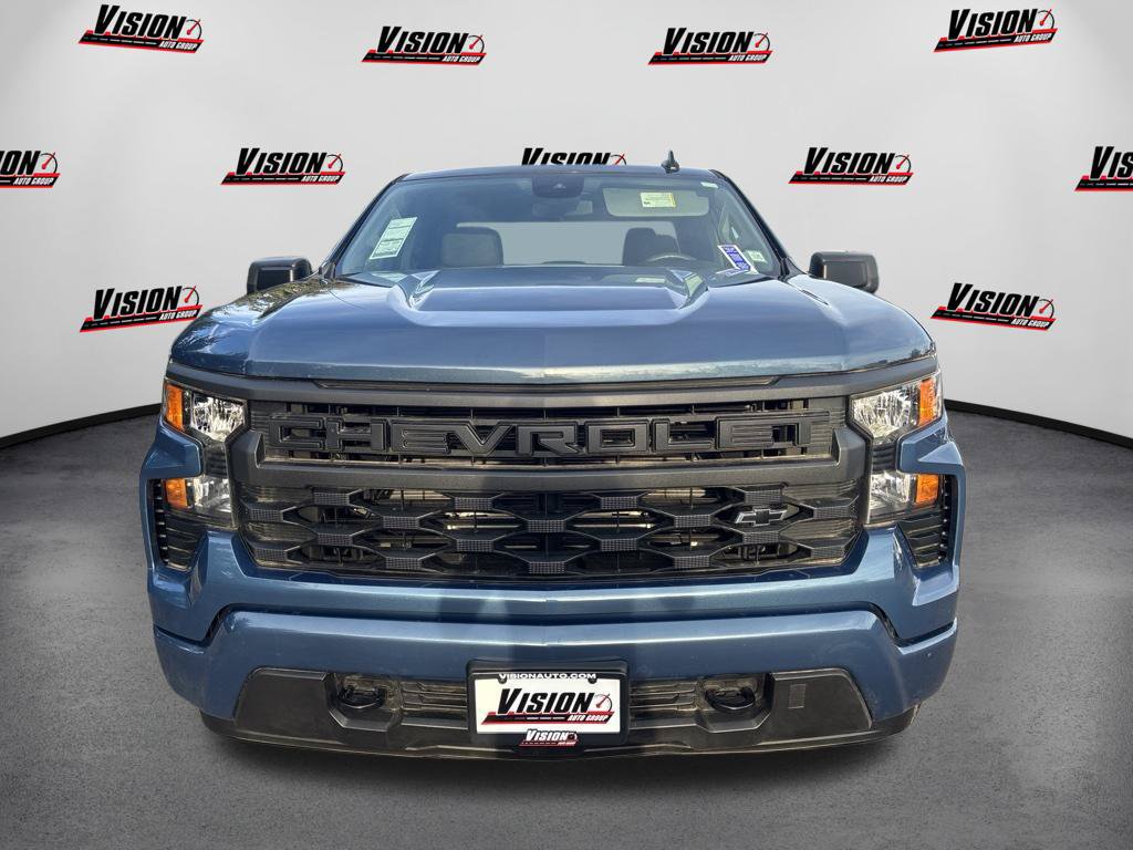 Used 2024 Chevrolet Silverado 1500 Custom w/ Turbomax Blackout Package AWD/4WD image 2