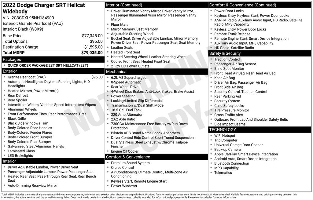 Used 2022 Dodge Charger SRT Hellcat image 26