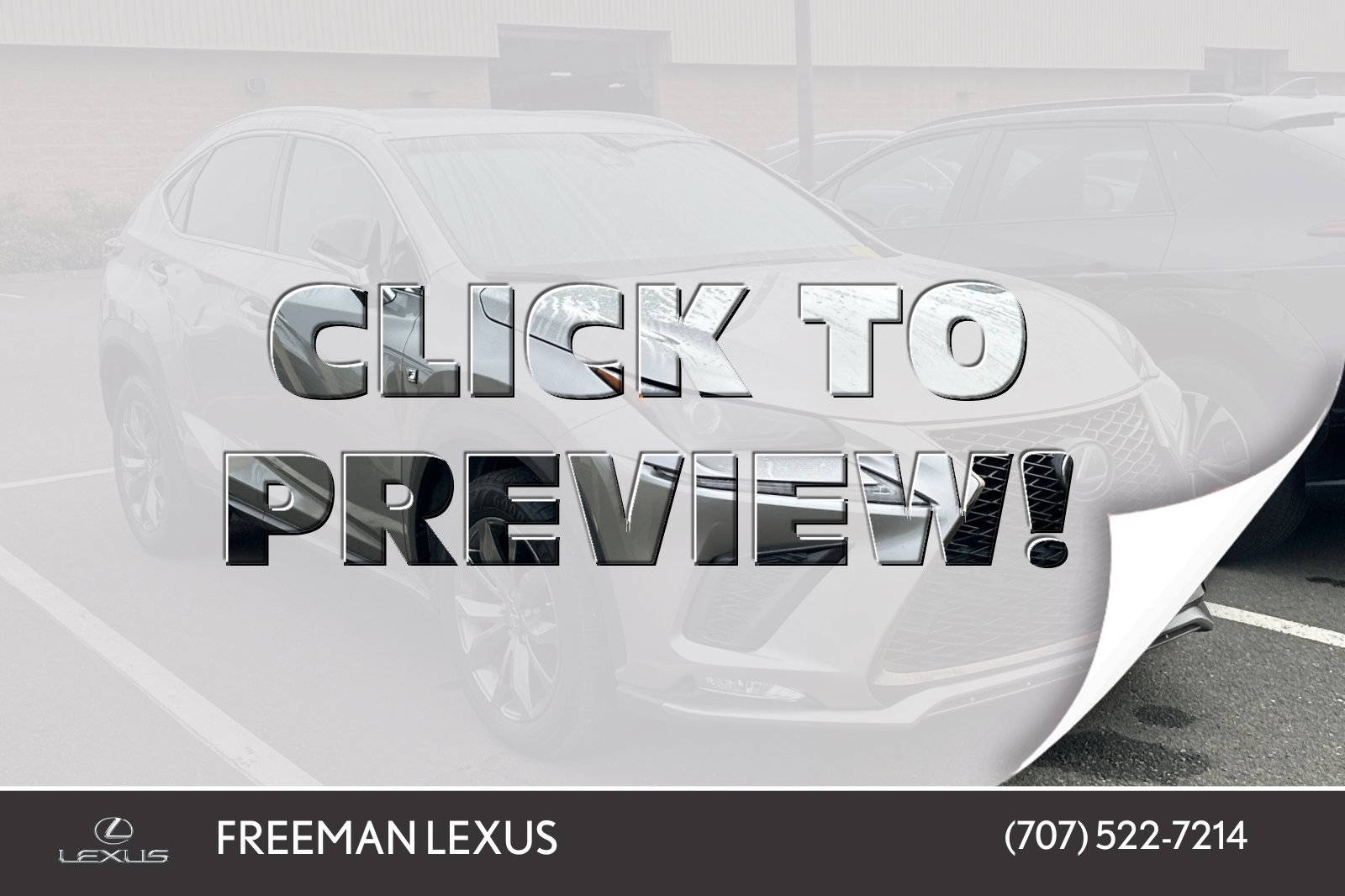 Used 2018 Lexus NX 300 F Sport w/ F Sport Premium Package FWD image 1