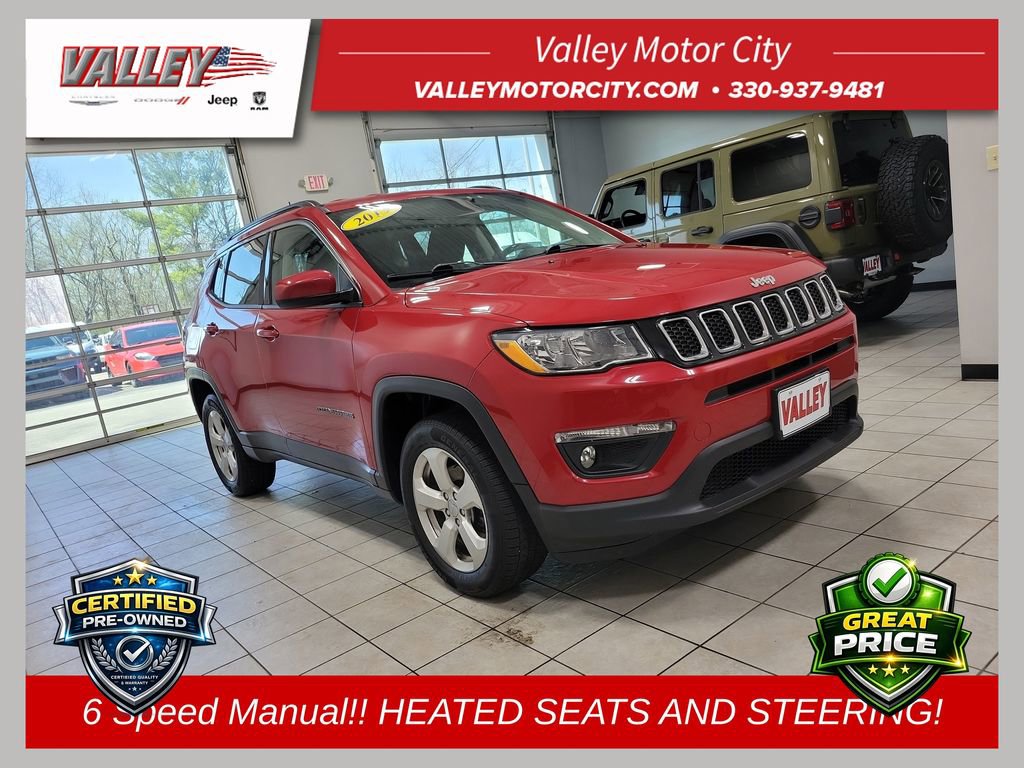 Certified 2019 Jeep Compass Latitude w/ Popular Equipment Group