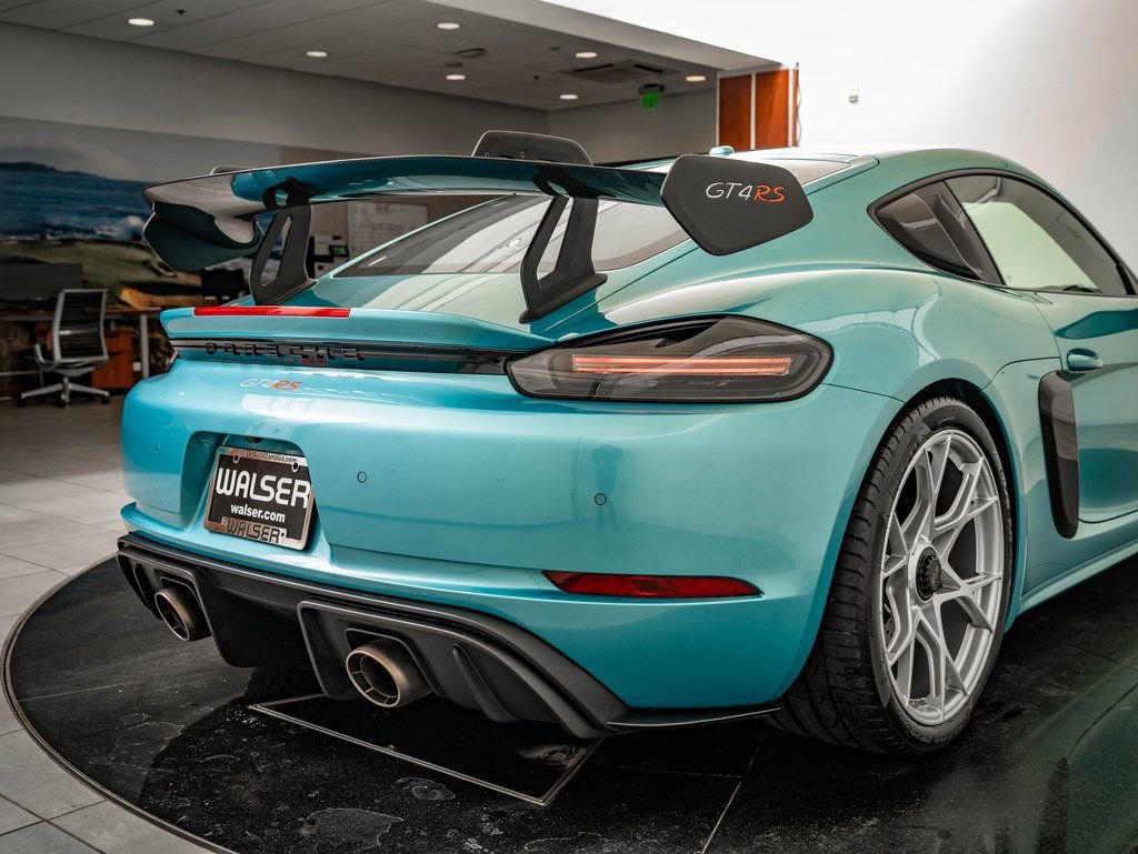 Certified 2024 Porsche 718 Cayman GT4 RS w/ Weissach Package RWD image 25
