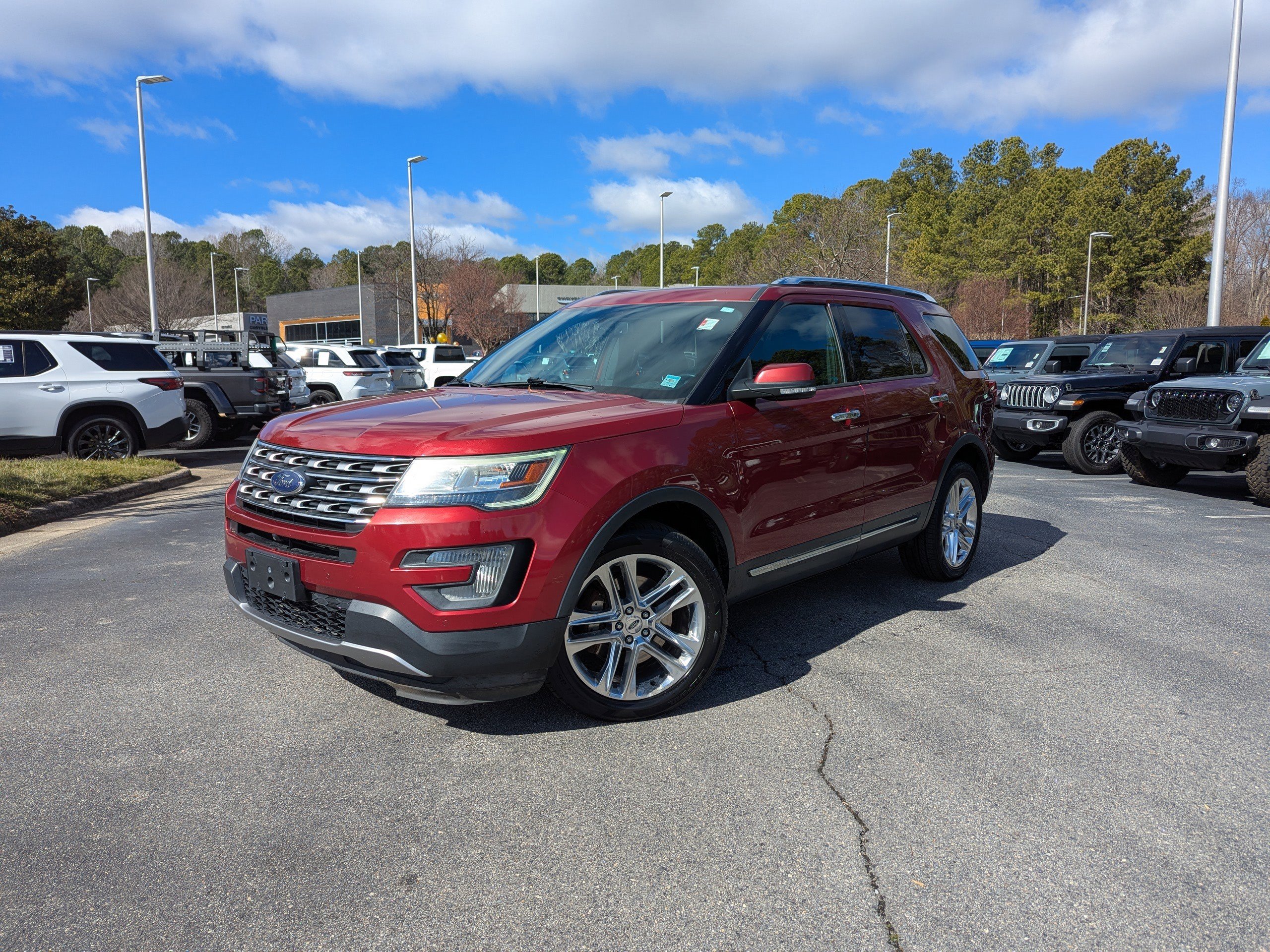 Used 2017 Ford Explorer Limited w/ Class II Trailer Tow Package