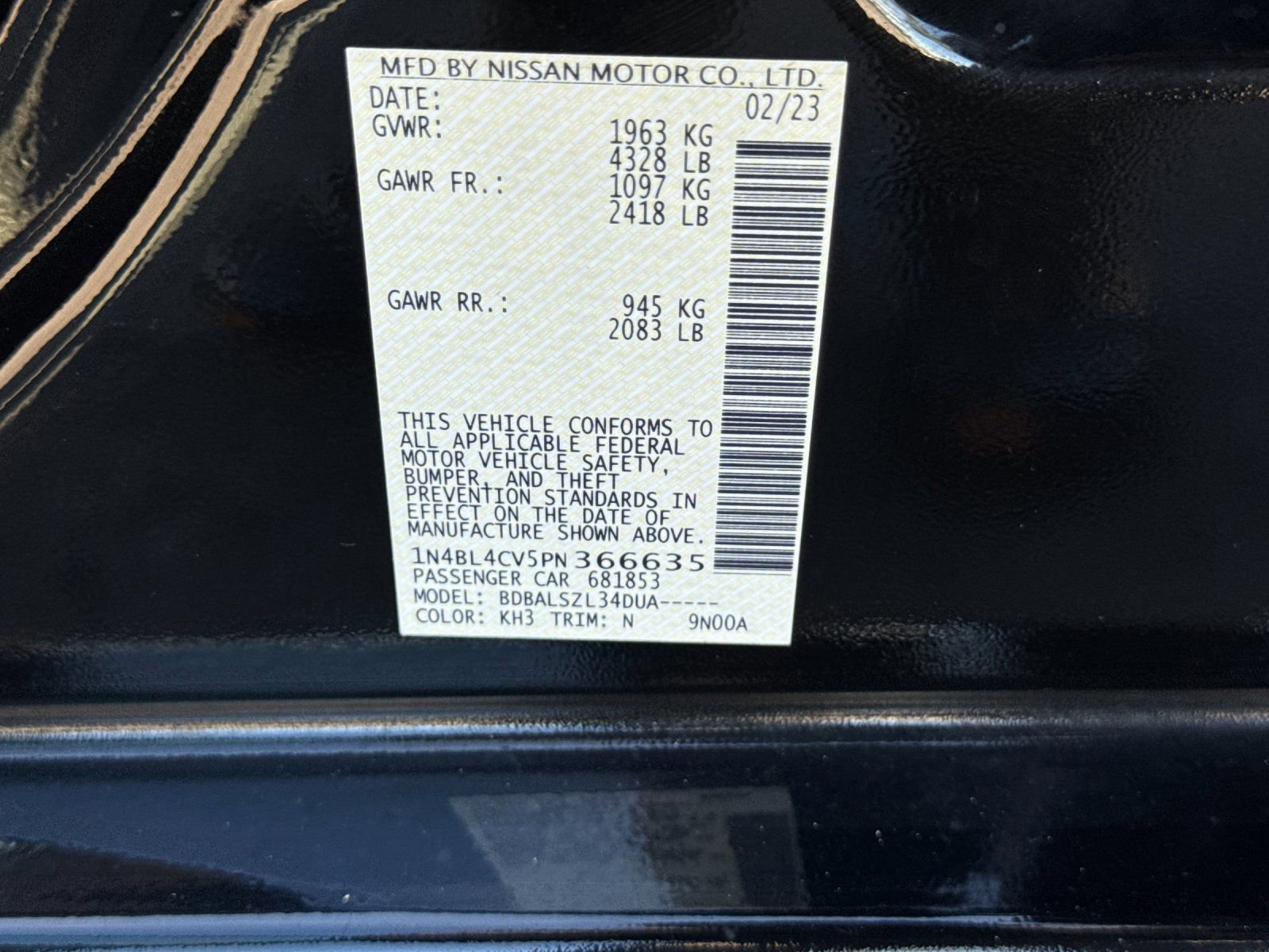 Used 2023 Nissan Altima 2.5 SR image 33