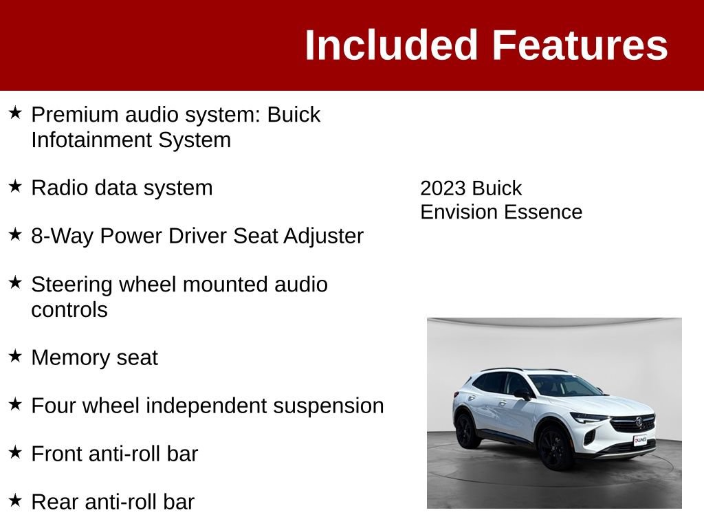 Used 2023 Buick Envision Essence w/ Sport Touring Package AWD/4WD image 4