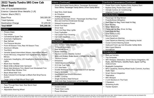 Used 2022 Toyota Tundra SR5 RWD image 27