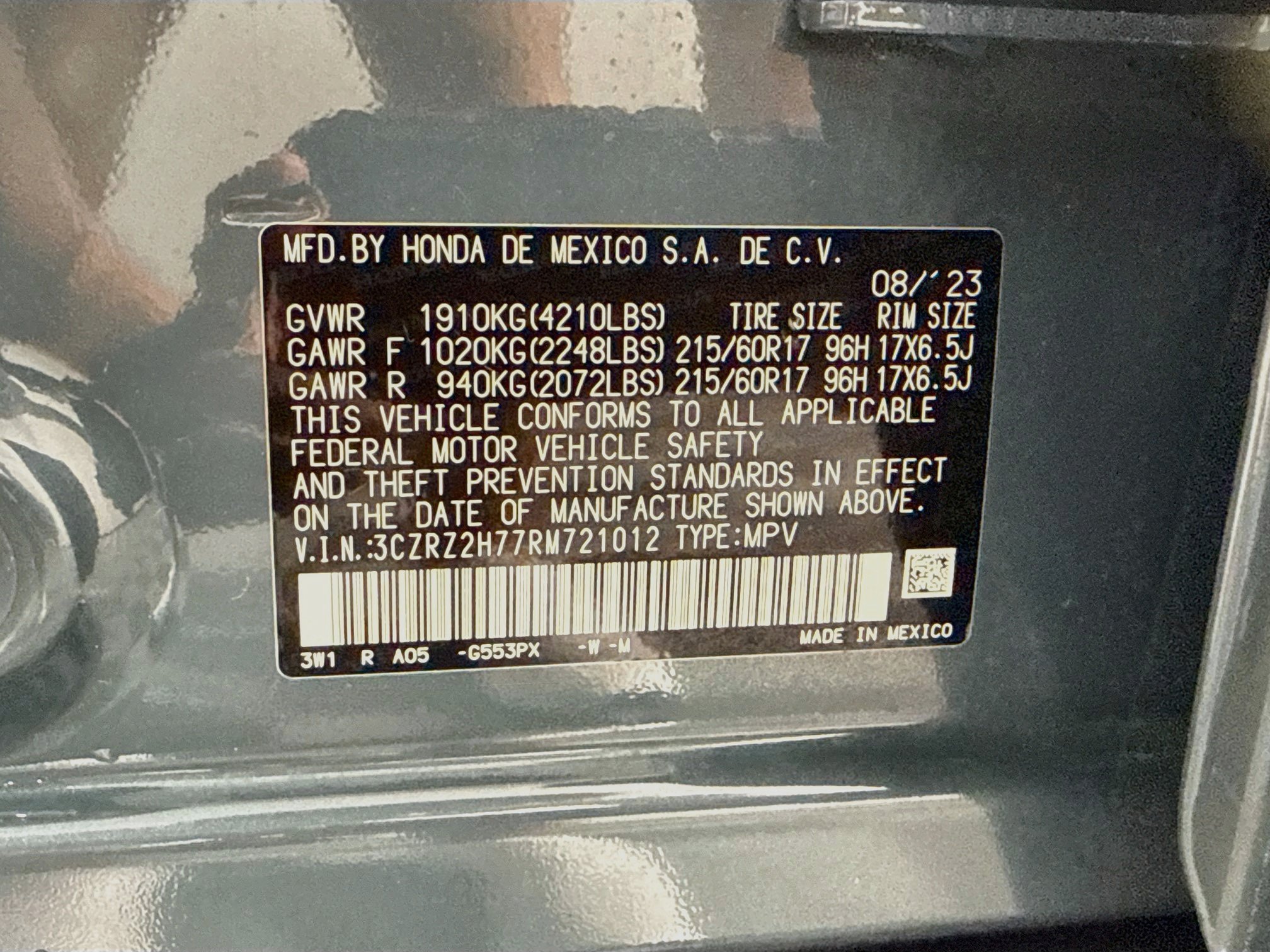 Used 2024 Honda HR-V EX-L image 29