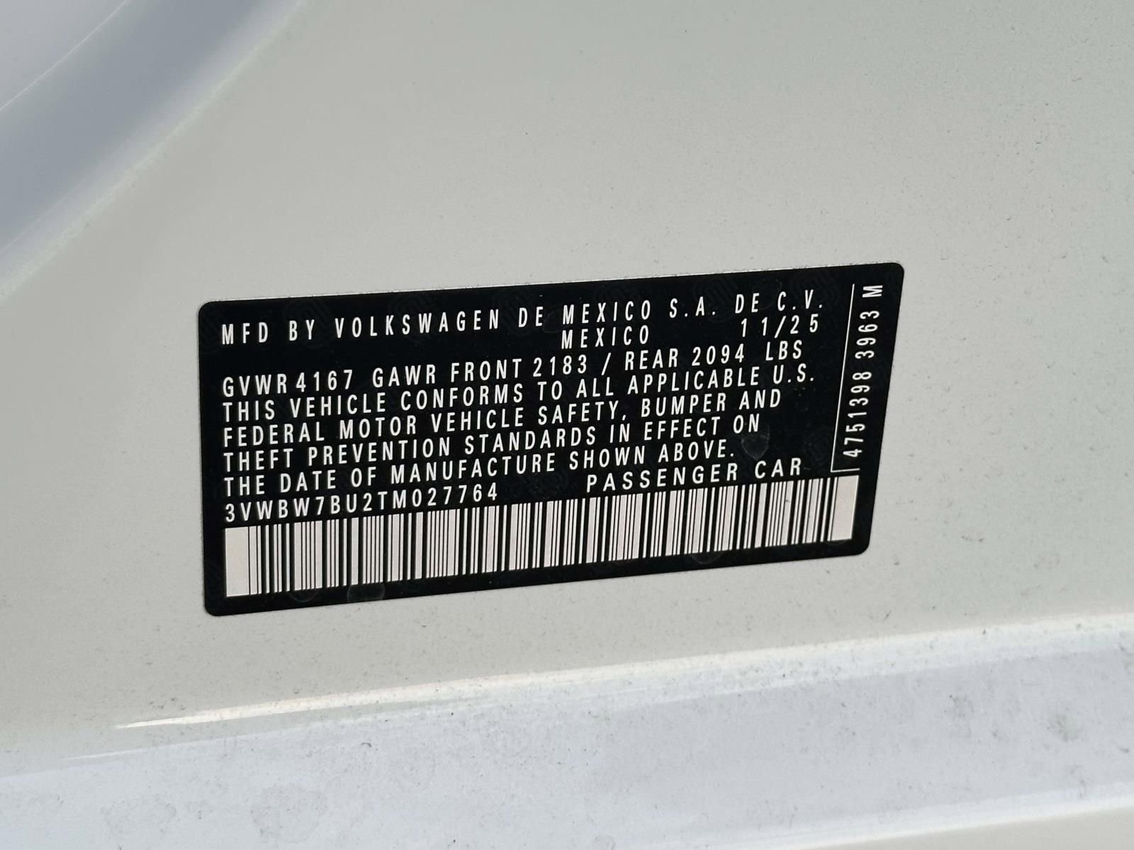 New 2026 Volkswagen Jetta Sport image 16