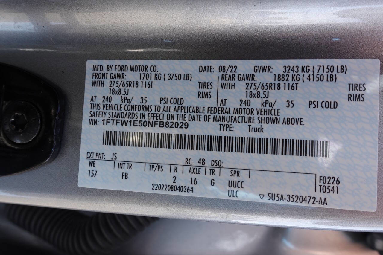 Used 2022 Ford F150 XLT w/ Equipment Group 302A High image 18