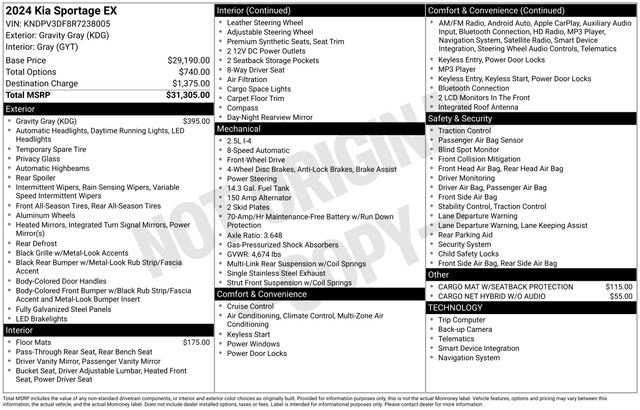 Used 2024 Kia Sportage EX image 38