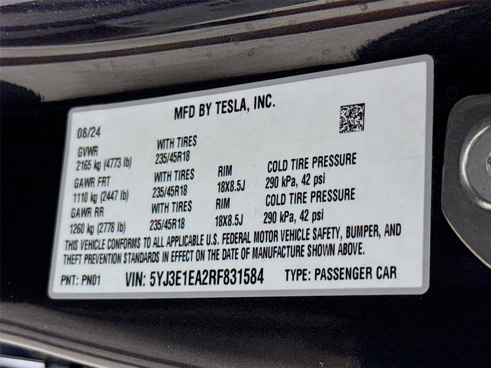 Used 2024 Tesla Model 3 Long Range RWD image 31