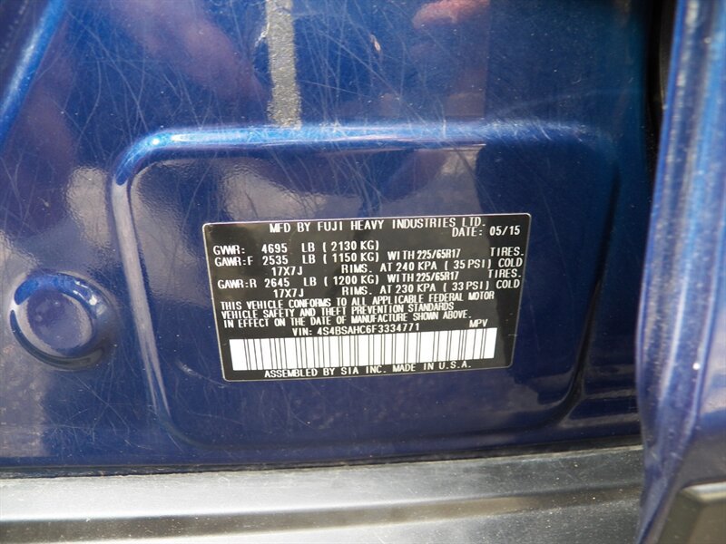 Used 2015 Subaru Outback 2.5i Premium AWD/4WD image 23