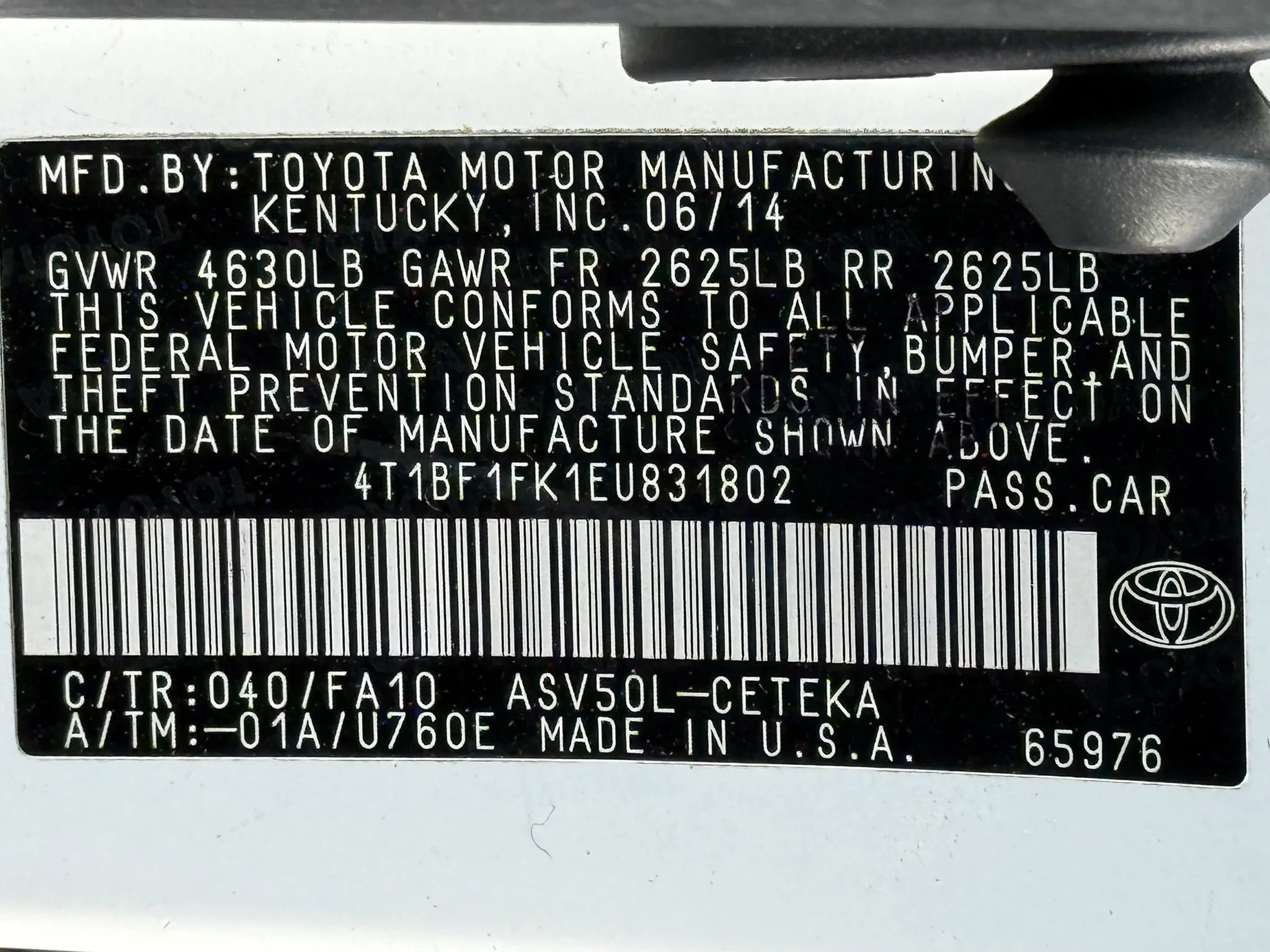 Used 2014 Toyota Camry L FWD image 30