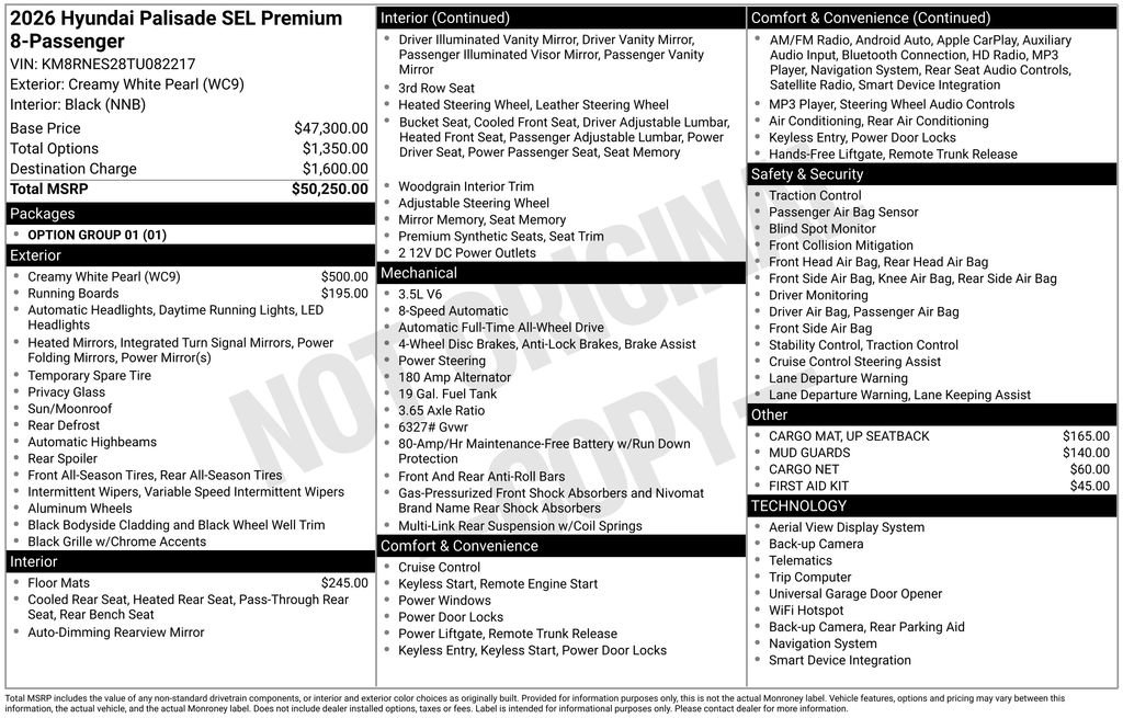 New 2026 Hyundai Palisade SEL image 3