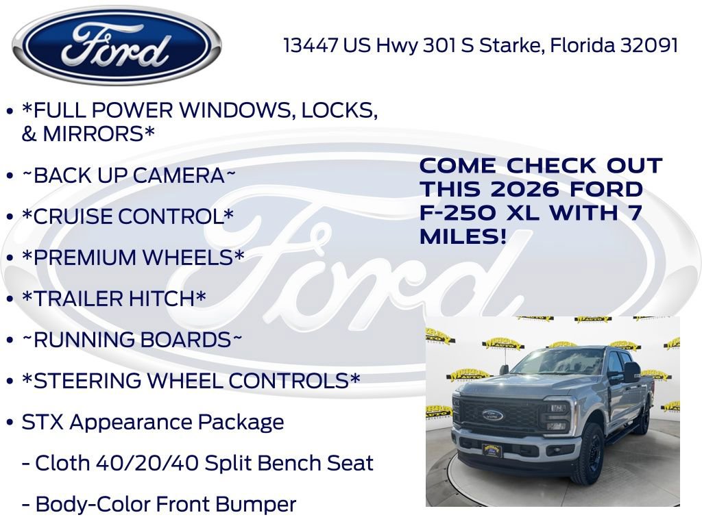 New 2026 Ford F250 XL w/ STX Appearance Package AWD/4WD image 10