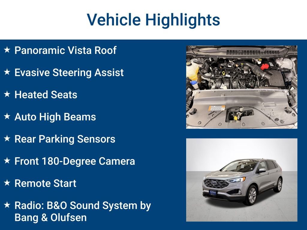 Certified 2023 Ford Edge Titanium w/ Equipment Group 301A AWD/4WD image 3