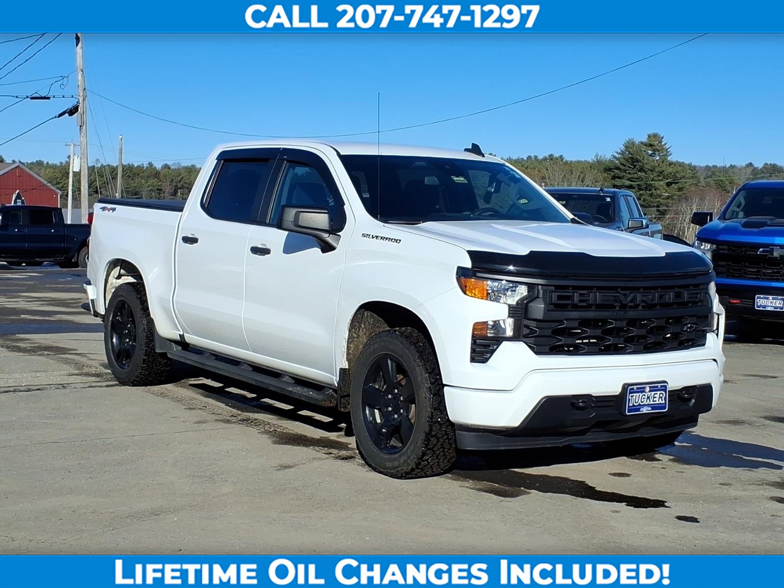 Used 2023 Chevrolet Silverado 1500 Custom w/ LPO, Dark Essentials Package image 3