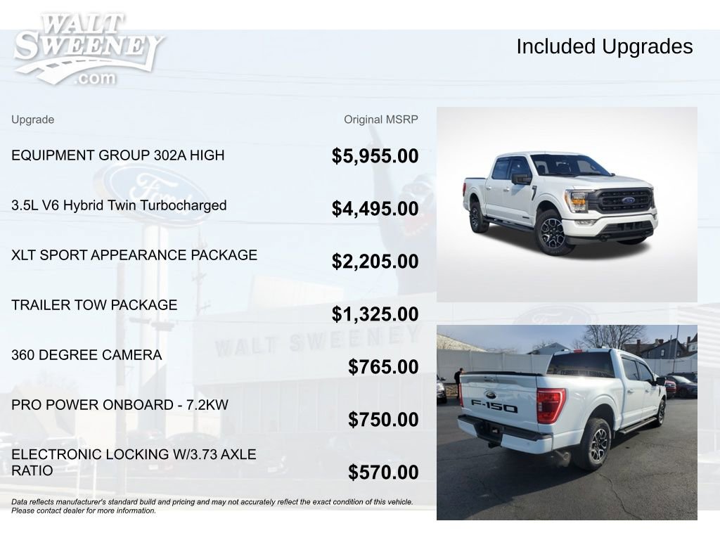 Used 2023 Ford F150 XLT w/ Equipment Group 302A High image 11