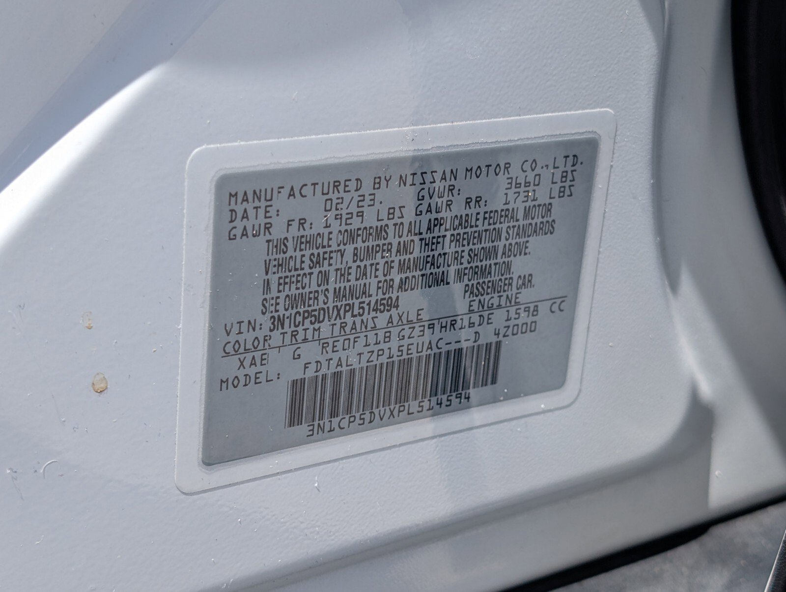 Certified 2023 Nissan Kicks SR FWD image 18