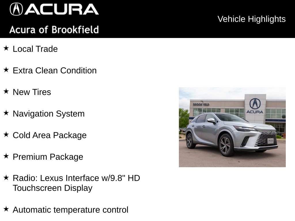 Used 2023 Lexus RX 350 Premium w/ Accessory Package AWD/4WD image 4