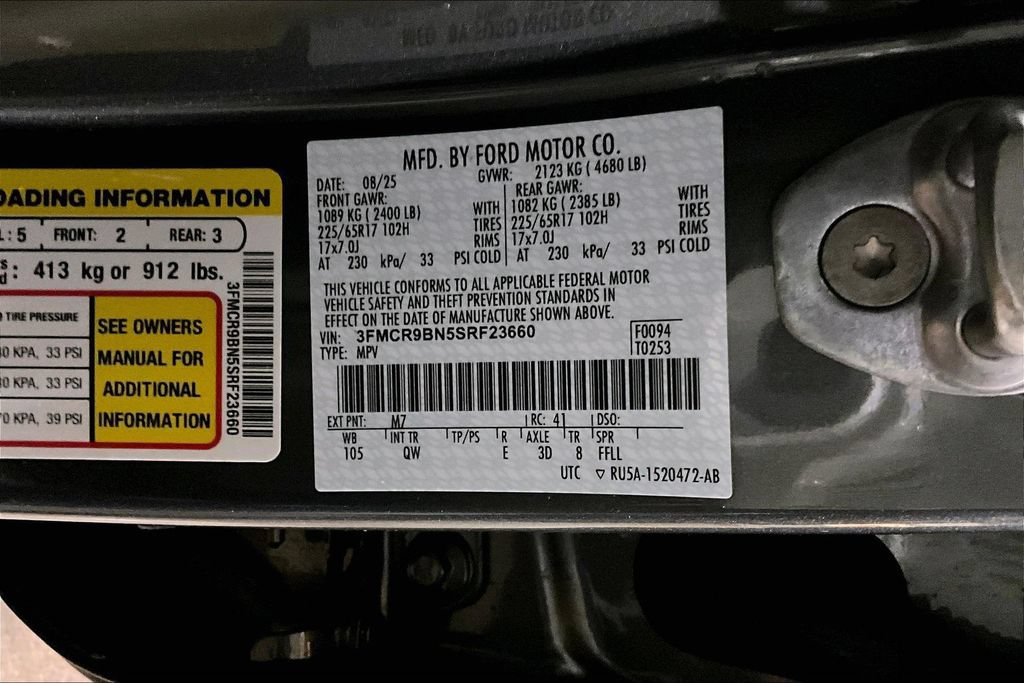Certified 2025 Ford Bronco Sport Big Bend AWD/4WD image 34