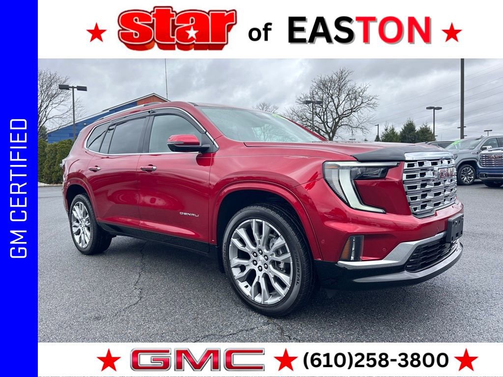 Certified 2025 GMC Acadia Denali w/ Super Cruise Package