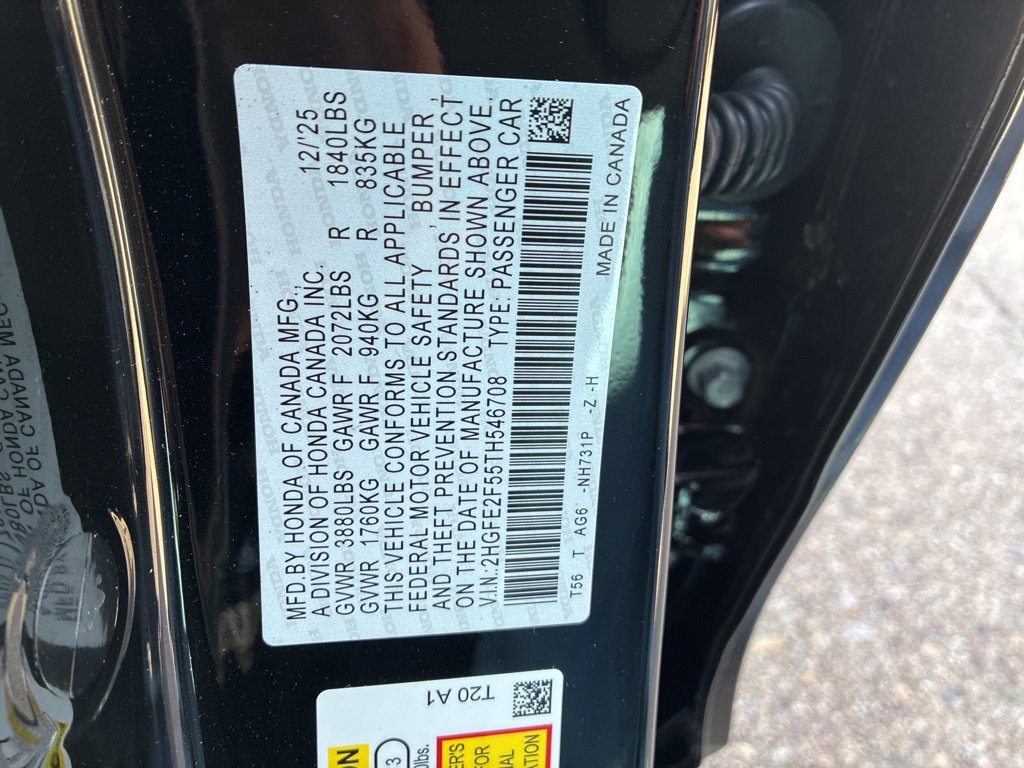 New 2026 Honda Civic Sport image 25