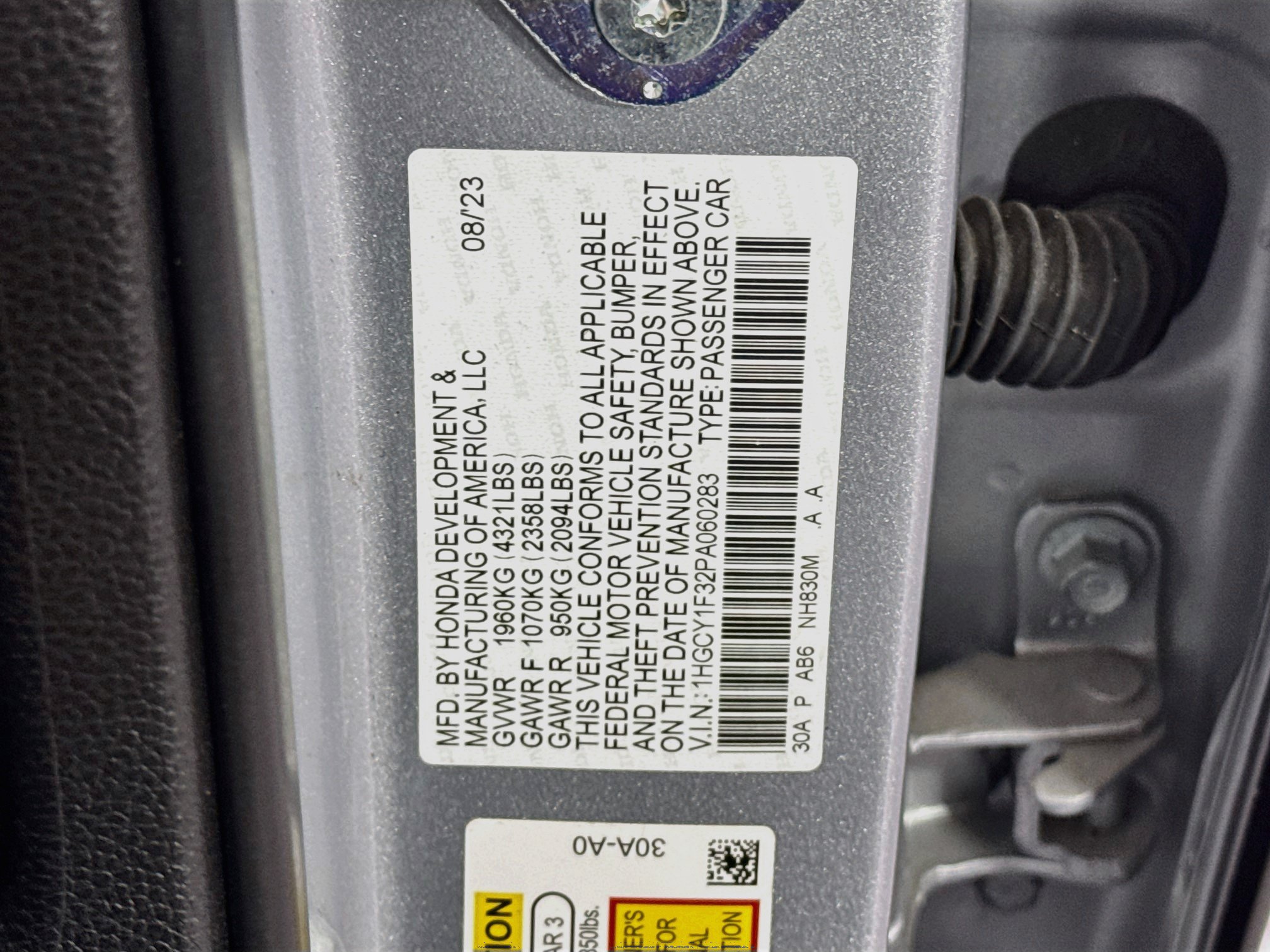 Certified 2023 Honda Accord EX image 31