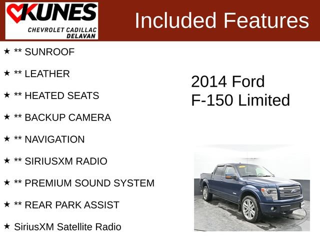 Used 2014 Ford F150 Limited image 3