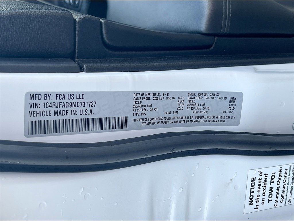 Used 2021 Jeep Grand Cherokee Laredo image 30