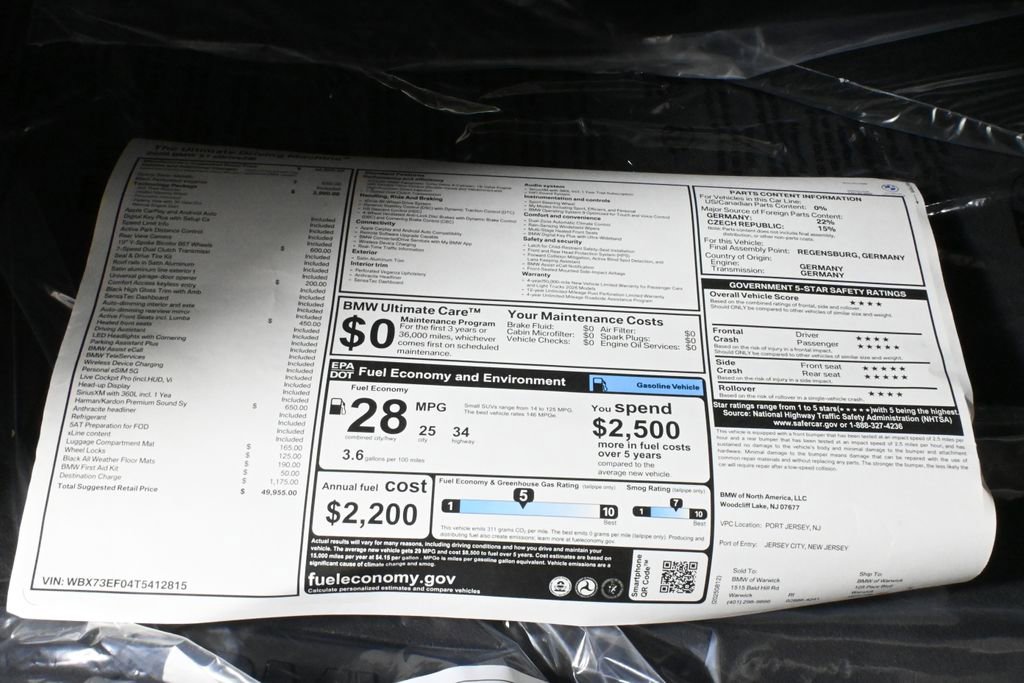 Used 2026 BMW X1 xDrive28i w/ Technology Package image 36