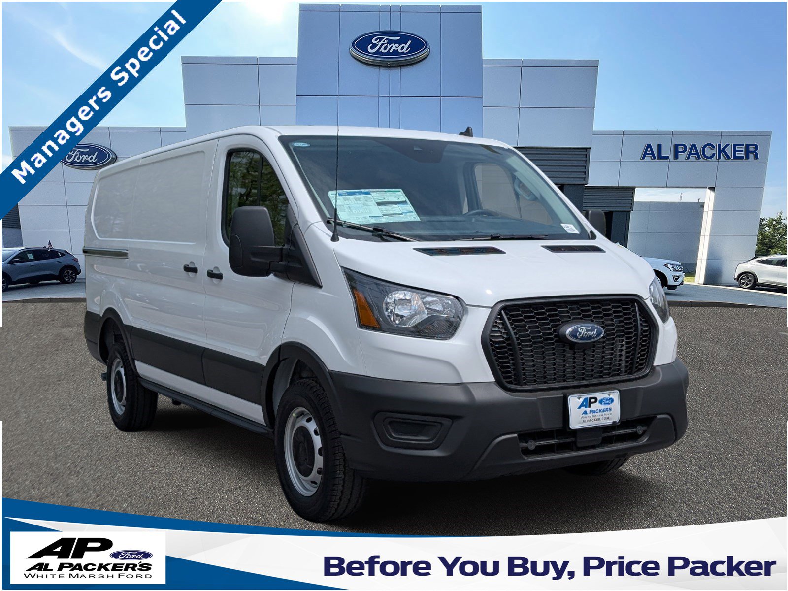 New 2025 Ford Transit 250 Low Roof w/ Load Area Protection Package