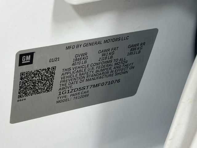 Used 2021 Chevrolet Malibu LT FWD image 32