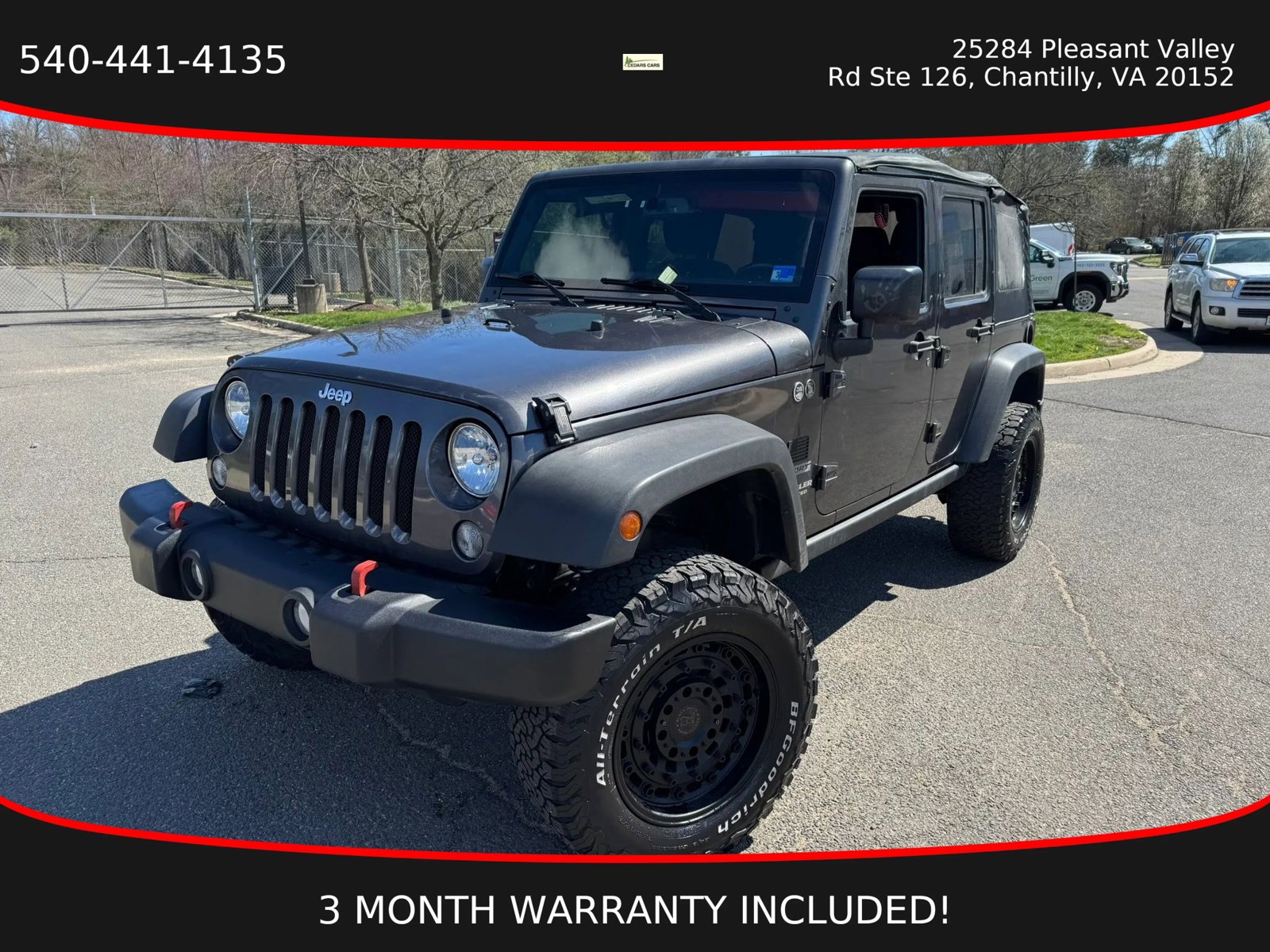 Used 2017 Jeep Wrangler Unlimited Sport w/ Quick Order Package 24S
