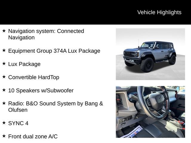 Used 2023 Ford Bronco Raptor AWD/4WD image 8