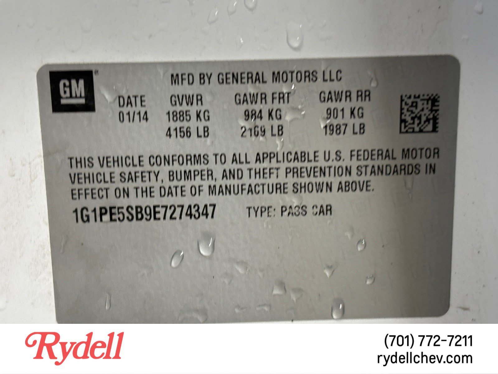 Used 2014 Chevrolet Cruze LT w/ RS Package FWD image 22