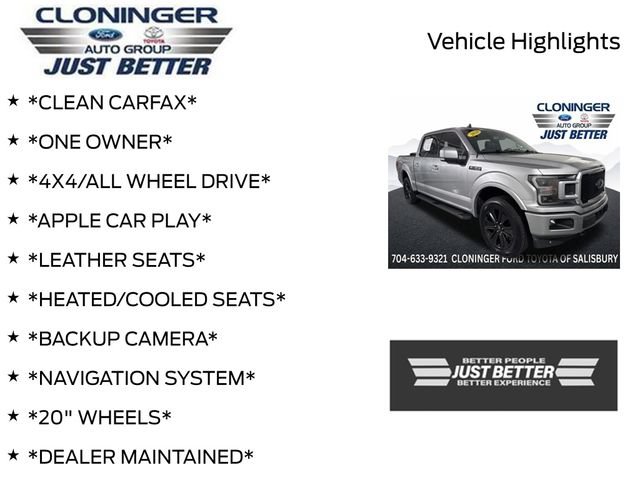 Used 2020 Ford F150 Lariat w/ Equipment Group 502A Luxury AWD/4WD image 3