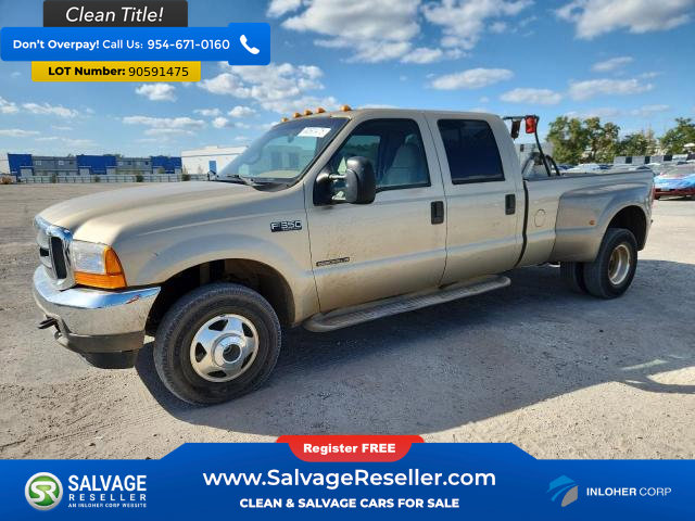 Used 2001 Ford F350 4x4 Crew Cab DRW Super Duty