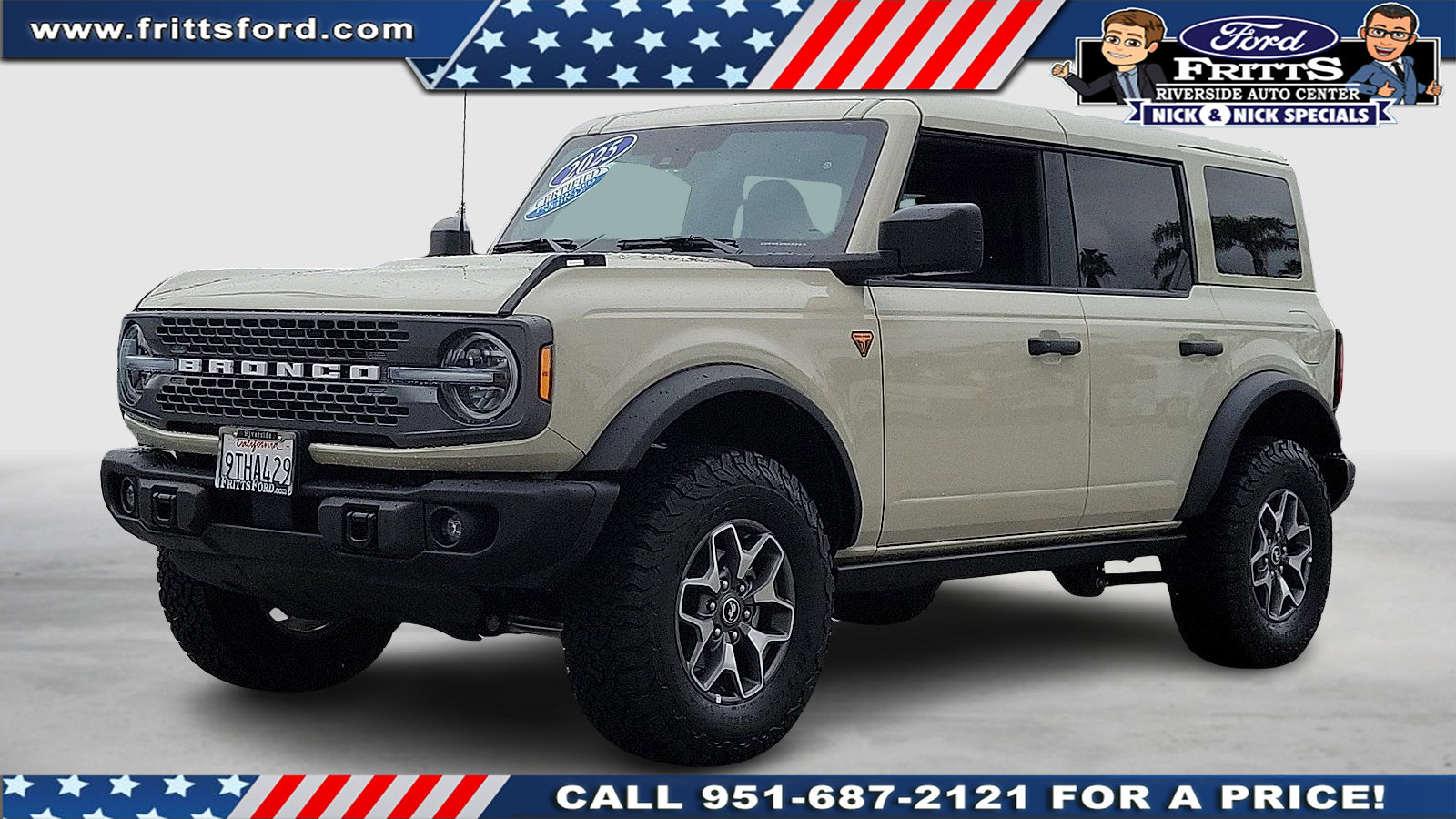 Certified 2025 Ford Bronco Badlands image 1
