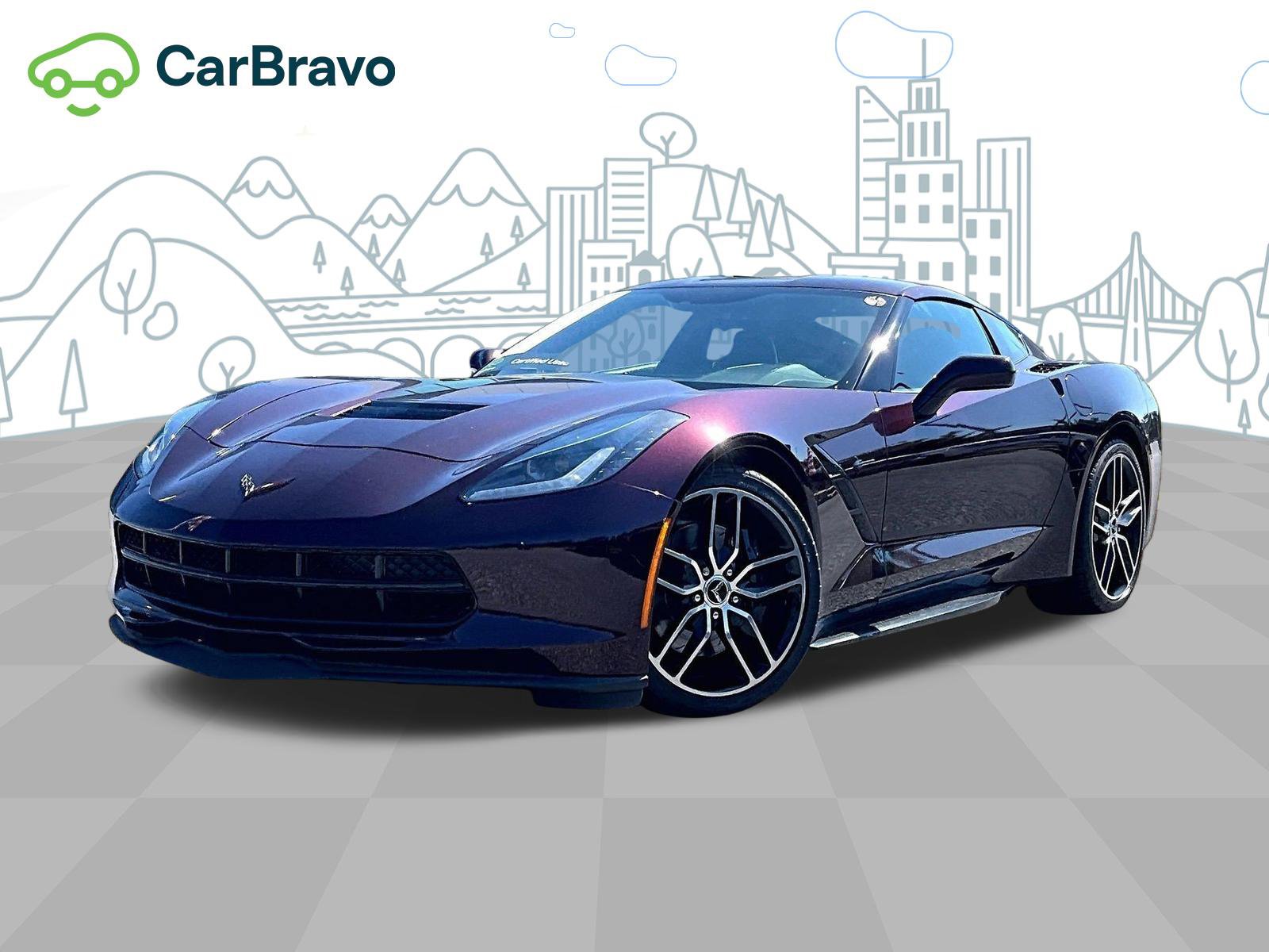 Certified 2017 Chevrolet Corvette Stingray Coupe w/ Carbon Flash Badge Package