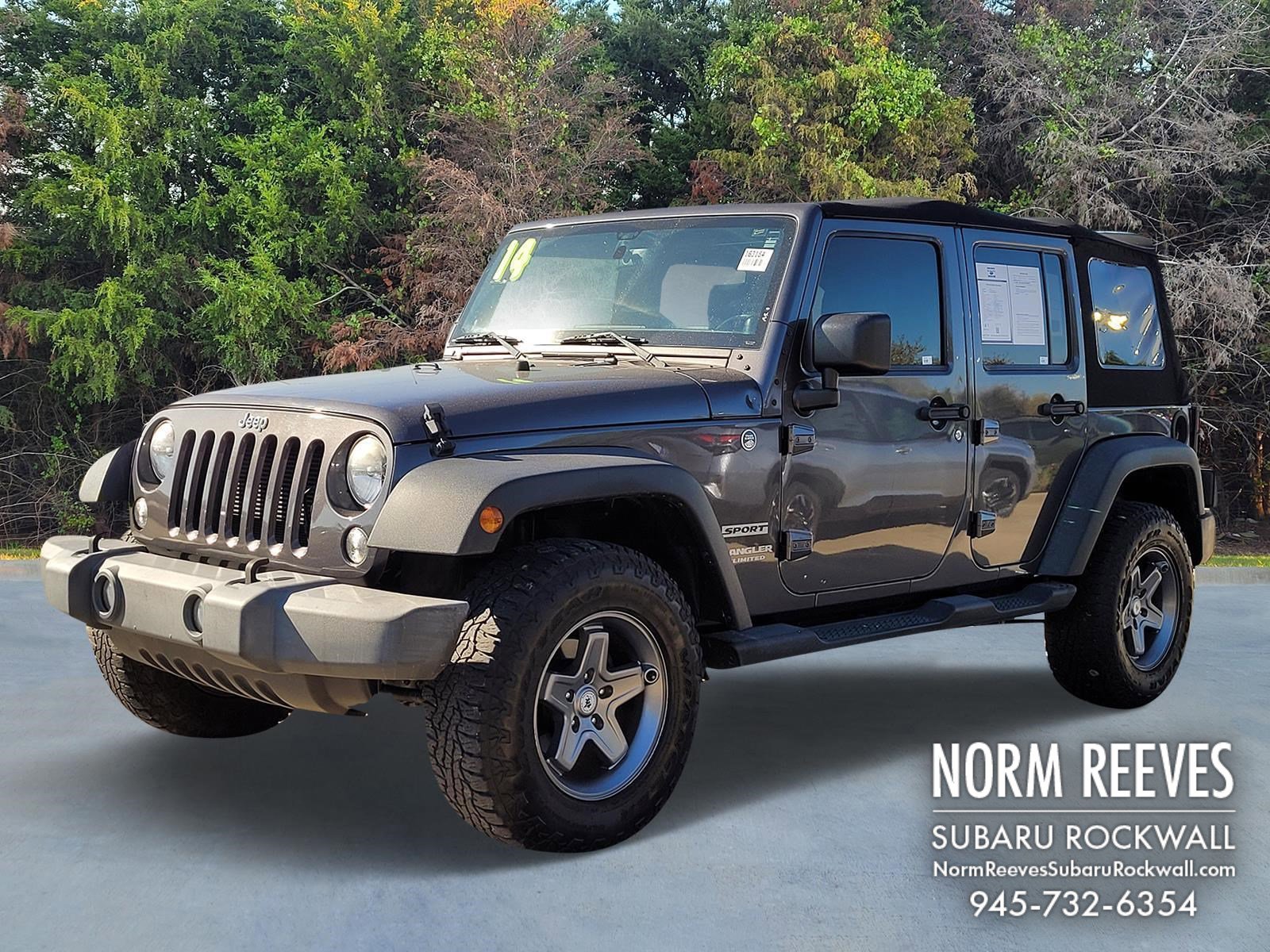 Used 2014 Jeep Wrangler Unlimited Sport w/ Quick Order Package 24S
